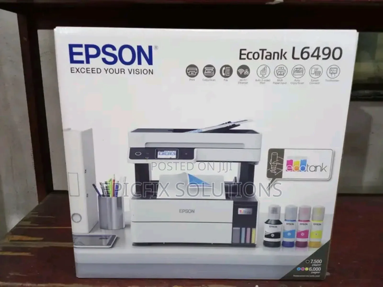L6490 and Back to Back Printer,Fax, Print,Scan and Copy