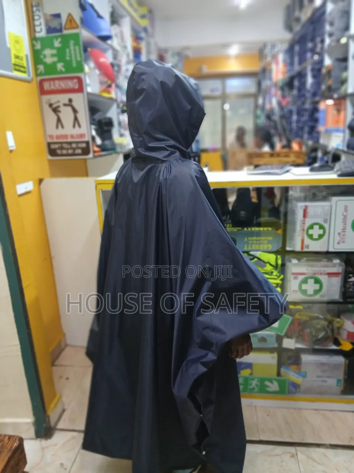 Navy Blue Rain Ponchos