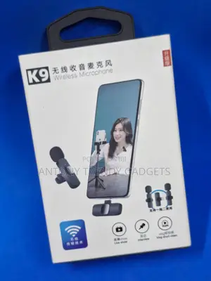 K9 Wireless Microphone For Vlog, Interview & Live Streaming