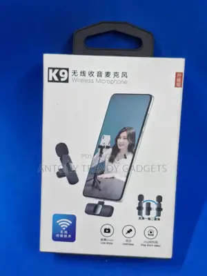 Wireless Lavalier Microphone K9 – Ideal For Video & Podcast
