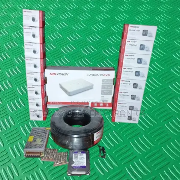 16 Hikvision 2mp CCTV Security Kit With Remote Mobile Phone Viewing