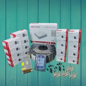 Hikvision 16-Cameras 1080p CCTV Security System Full Installation Kit