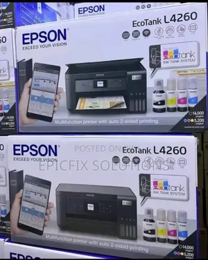 Ecotank Inkjet Epson Printer L4260,Fax,Print,Copy Scan and Wireless