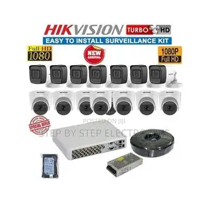 Hikvision CCTV Security Package With 16 1080p Cameras + DVR + 2tb Disk