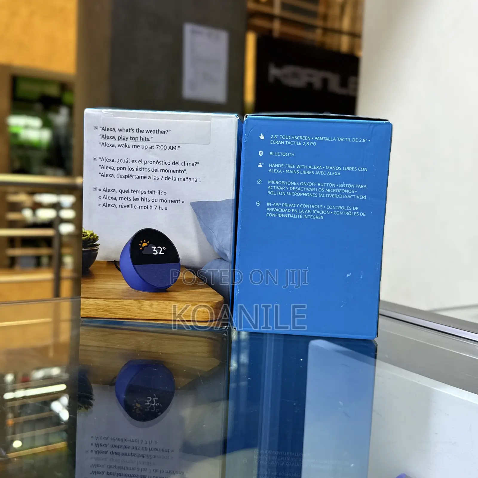 Amazon Echo Spot With Clock