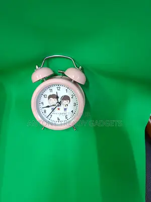 Classic Twin Bell Analog Alarm Clock – Loud Wake Up Ringer