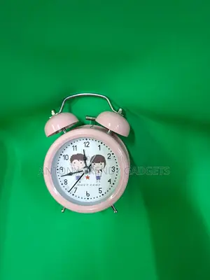 Retro Twin Bell Alarm Clock – Loud Ringer, Silent Sweep