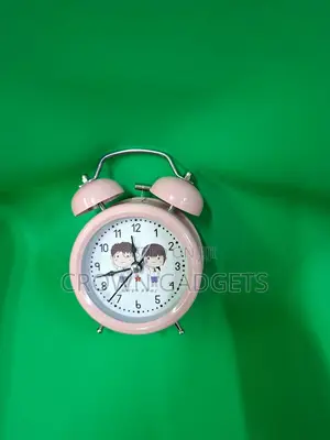 Silent Sweep Twin Bell Analog Alarm Clock – No Ticking