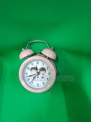 Retro Twin Bell Alarm Clock With Loud Mechanical Alarm