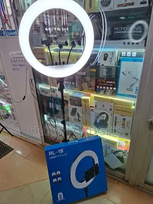 Rl-18" Soft Led Ring Light With Adjustable Stand for Photography