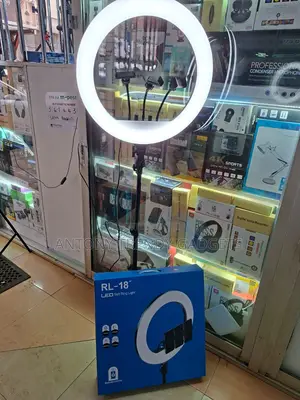 Rl-18" Soft Led Ring Light With Stand For Makeup & Live Streaming