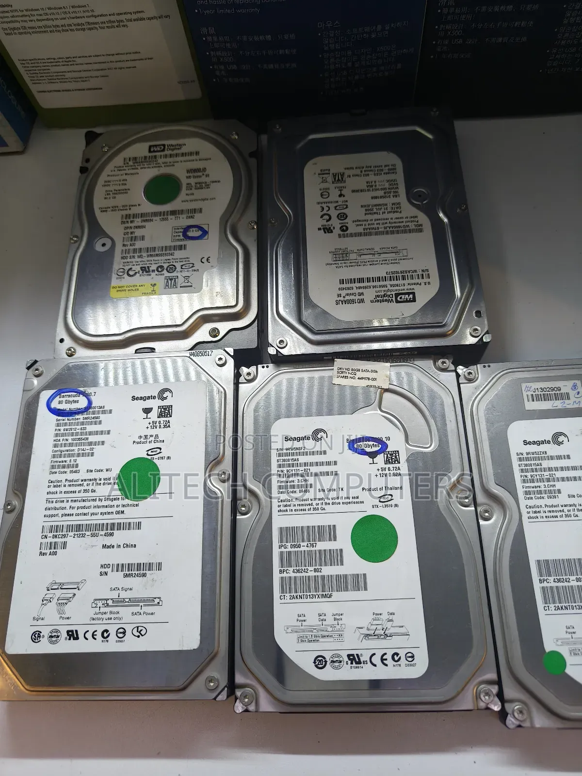 Desktop Internal Hard-Disk 80gb
