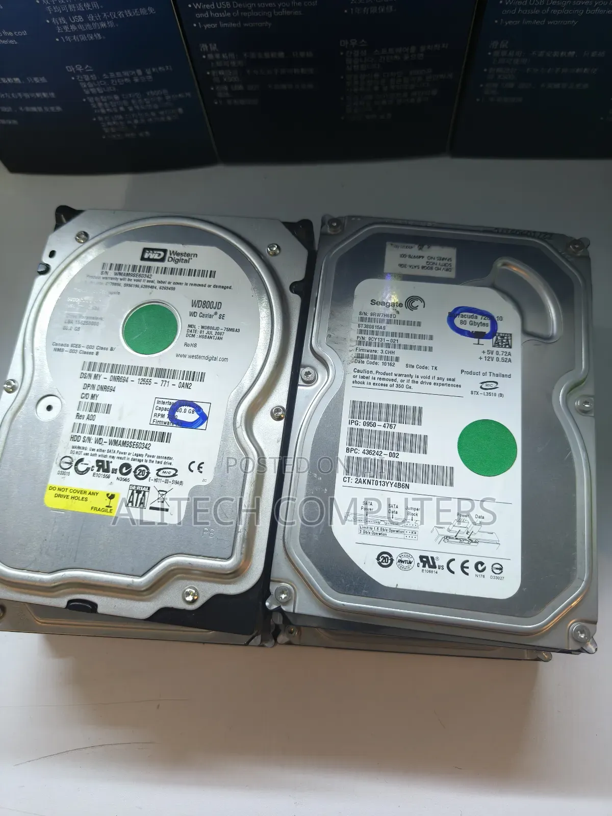 Desktop Internal Hard-Disk 80gb
