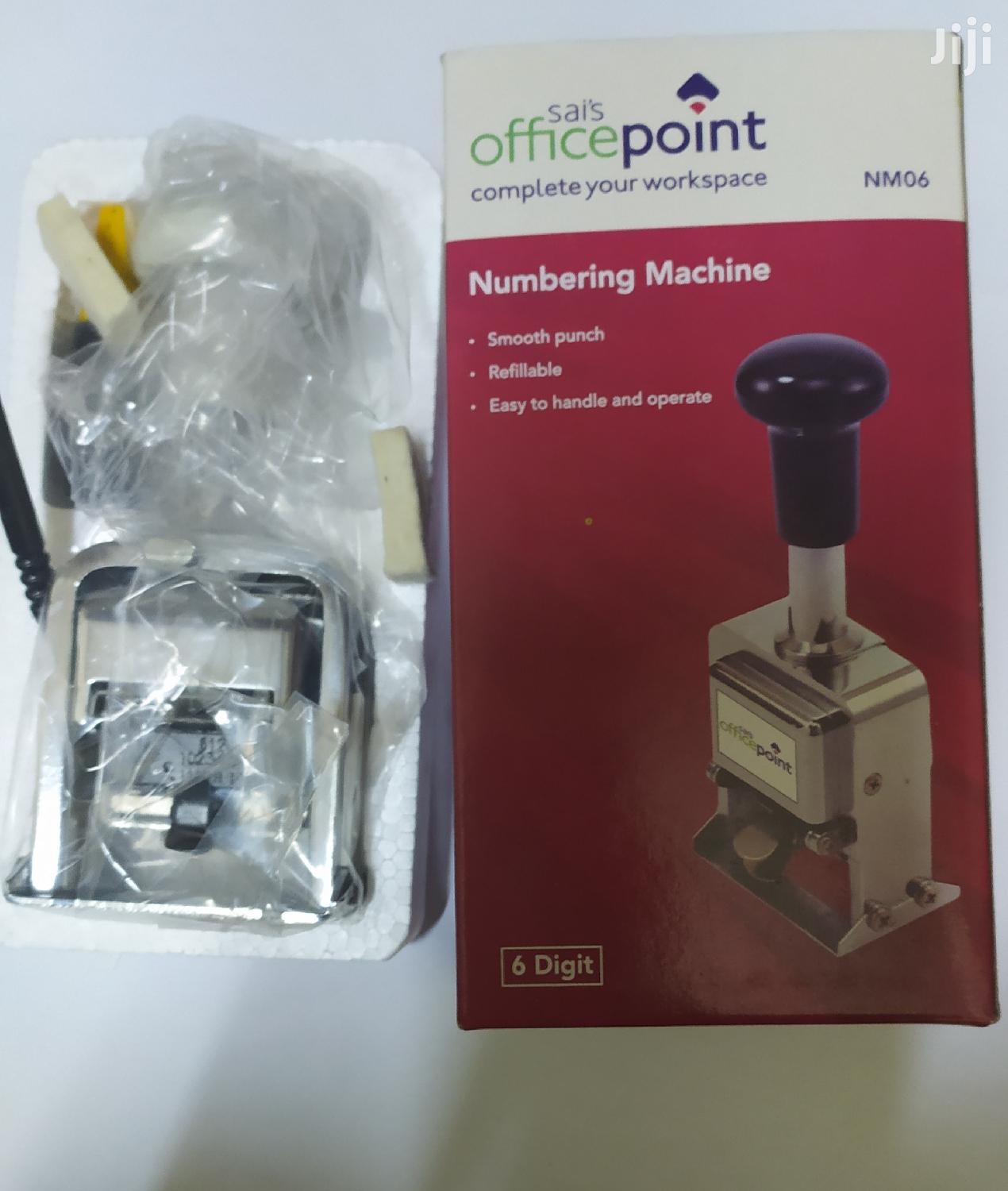 6 Digits Numbering Machine Office Point