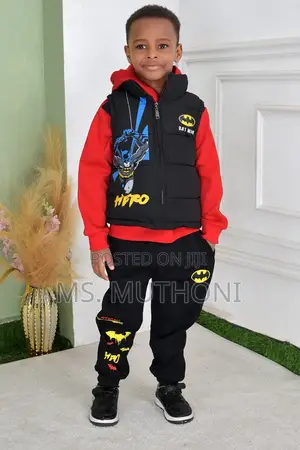 Quality Heavy 3 PCS Kids Tracksuits 3-8 Yrs