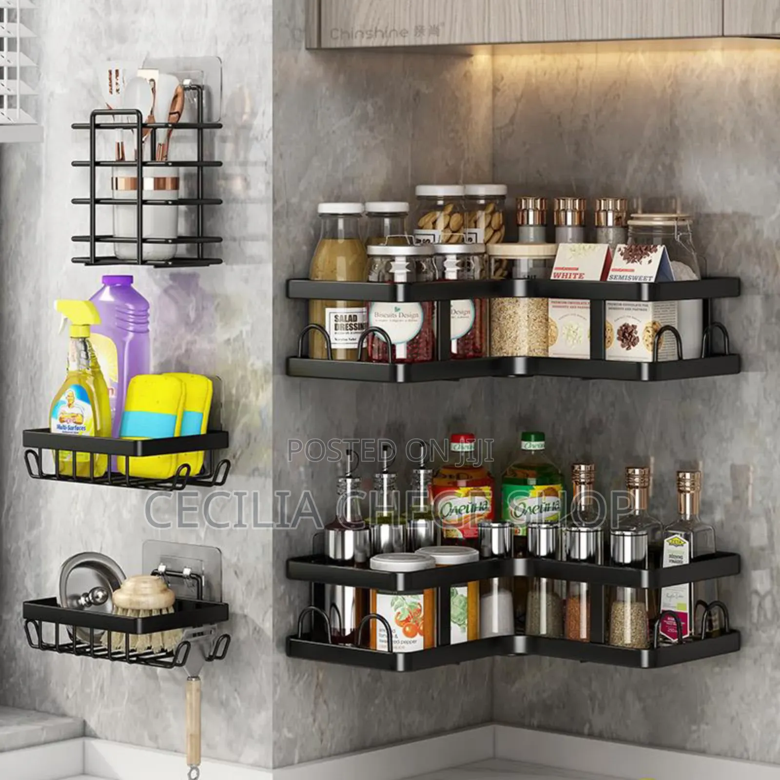 5pc Bathroom Organizer