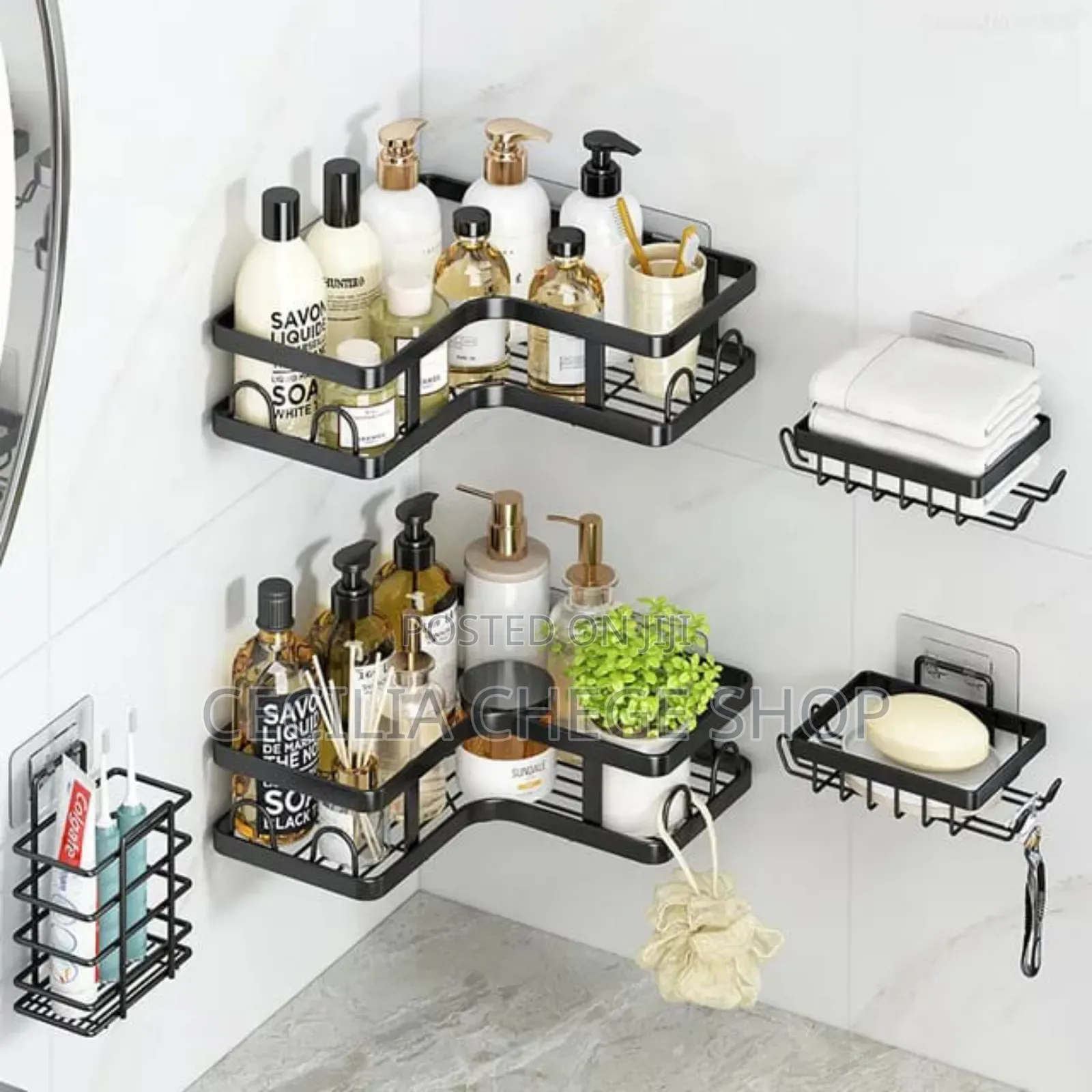 5pc Bathroom Organizer
