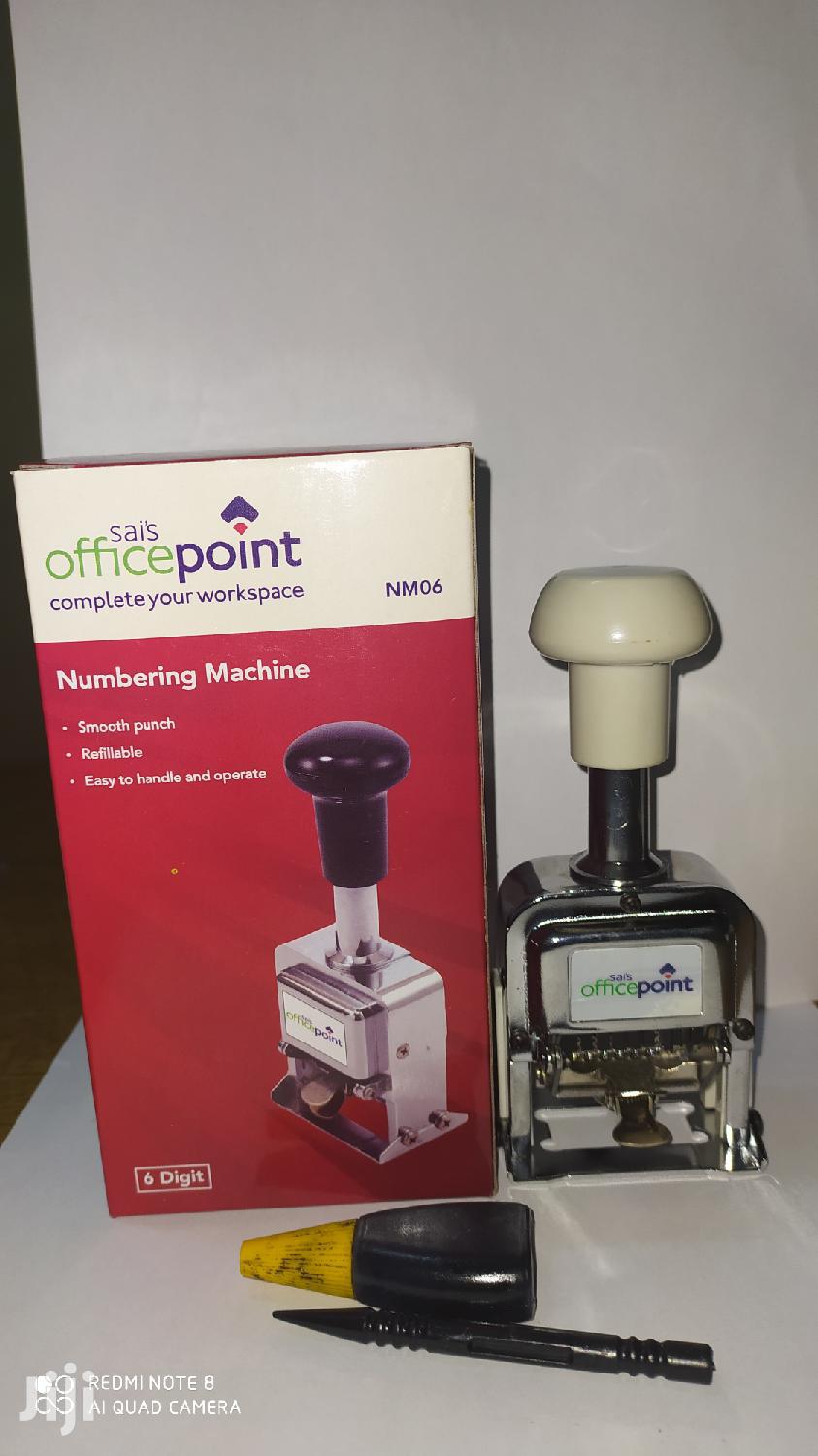 6 Digits Numbering Machine Office Point