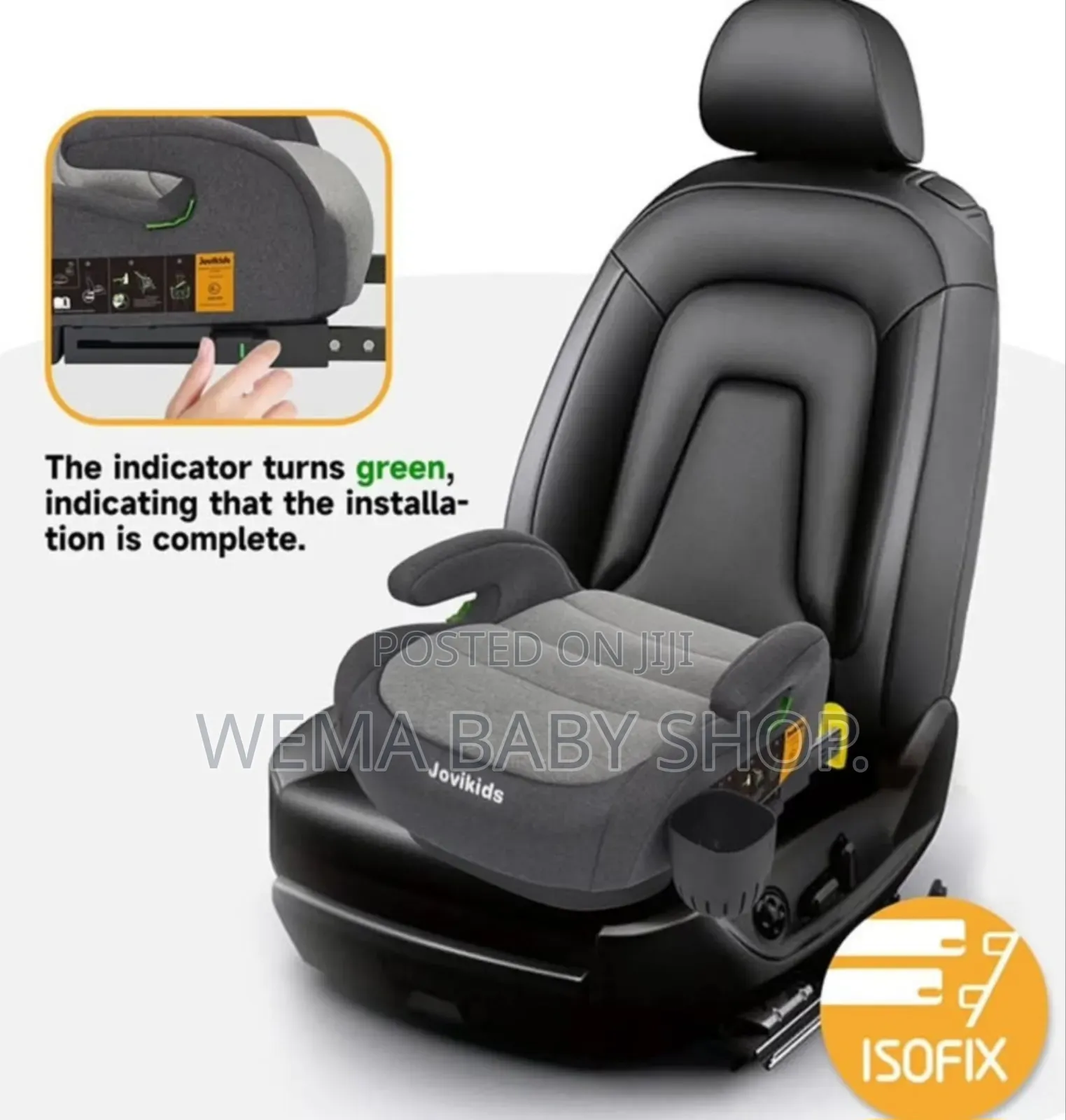 Kids Booster Car Seat With Isofix