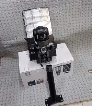 4g Solar Street Light With CCTV Camera - Both Lighting and Security