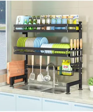 Over the Door Dish Rack Double