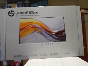 Hp // 5 27 Inch || 1080 Monitor // Speakers - 527sa \\ White