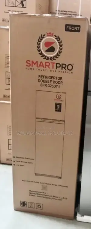 Smart Pro255litres No Frost Double Door Fridge