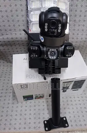 Solar Street Light With CCTV Camera Smart Motion Detection