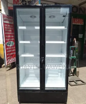 Newly Double Door Display Fridge