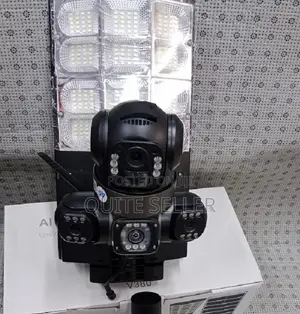 V380 4g/Wifi Dual Three-Lens PTZ 180w Solar Powered Outdoor Camera