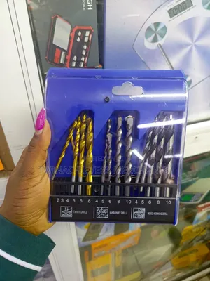 15pcs Drill Bits Set/Metal+Wood+Masonry