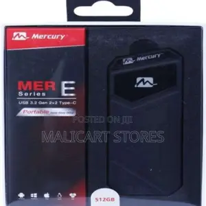 Mercury Portable SSD 512gb RGB-Usb 3.2, Typec- With Type C Cable