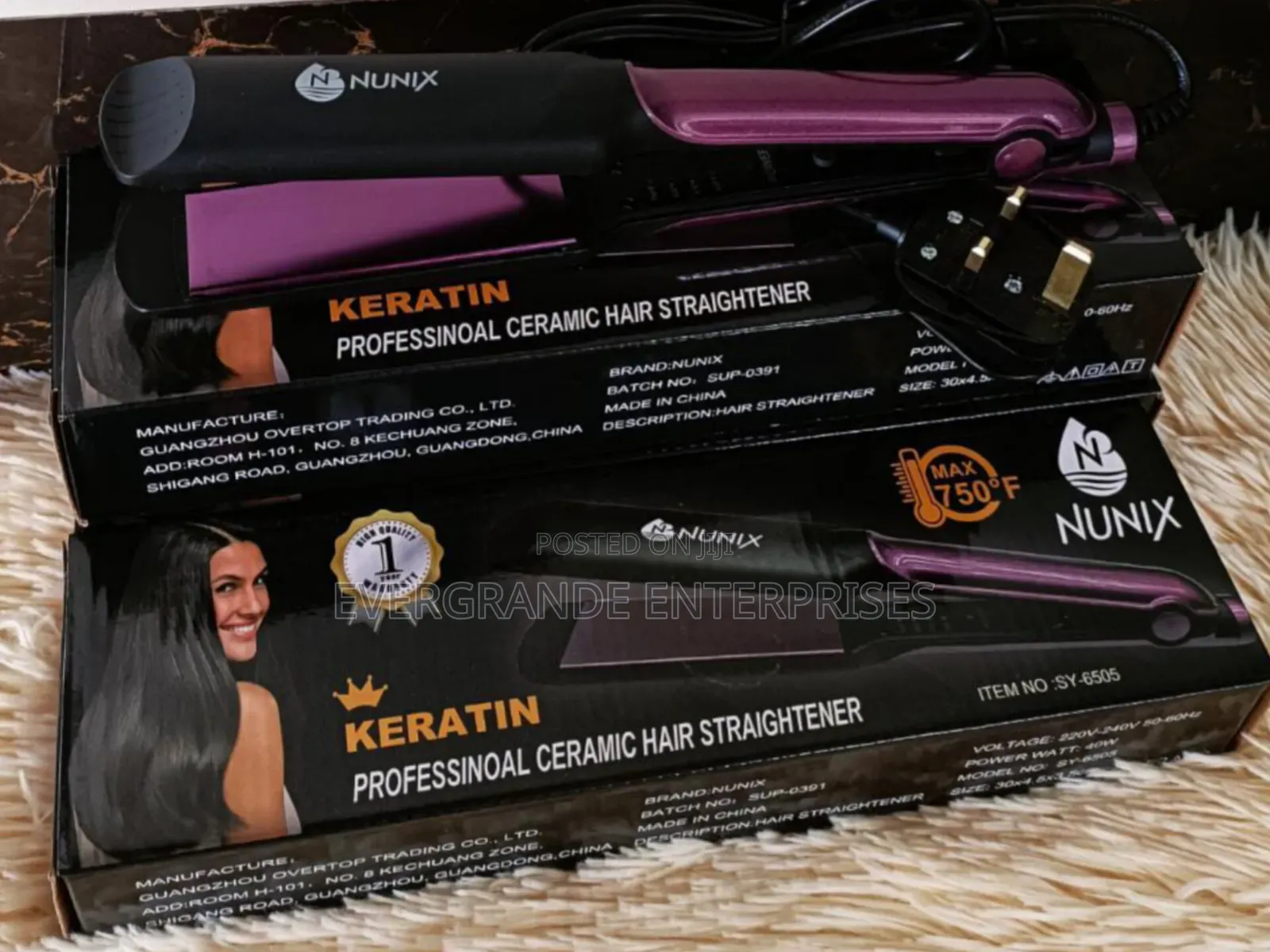 Flat Iron Hair Straightener Nunix