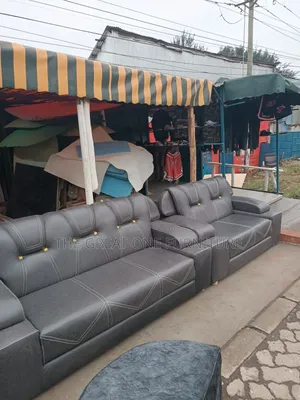 Generic Modern 5 Seater Sofa Set Gray Hf5wc