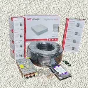 High Definition Hikvision 8 1080p Cameras CCTV System With DVR Machine