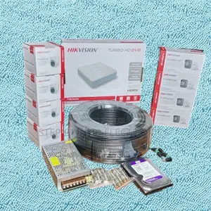 8 Hikvision 1080p CCTV Cameras Kit With Motion Detection, Playback DVR