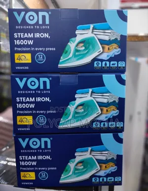 Von Vis161csg Steam Iron, 1600w – Green