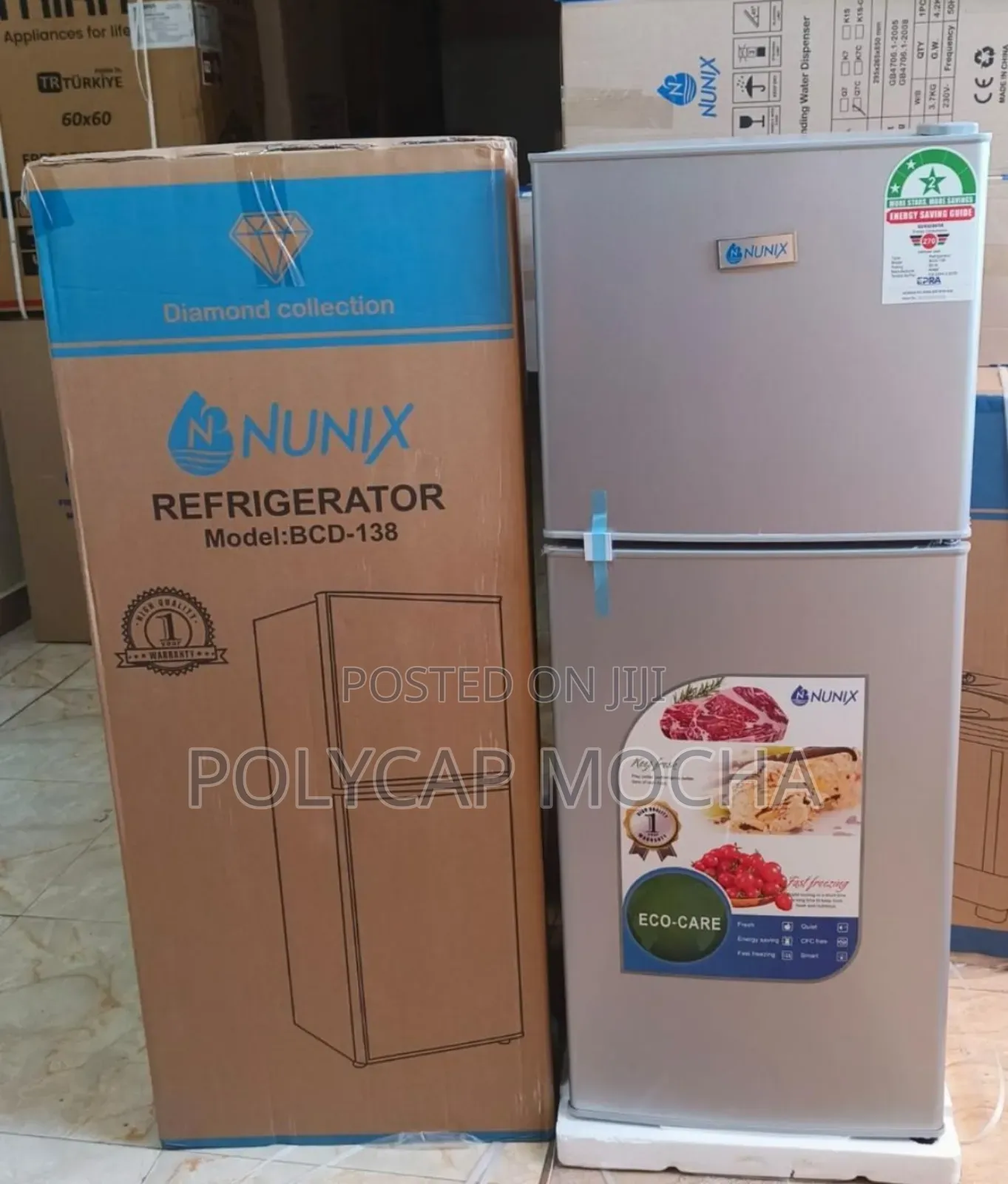Nunix BCD-138 138l Refrigerator