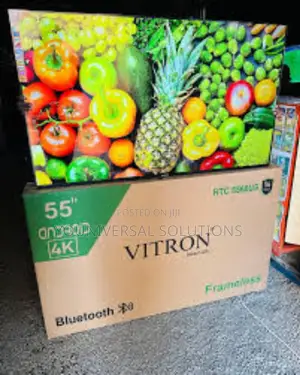 Vitron 55" Inch Uhd Frameless Android Tv