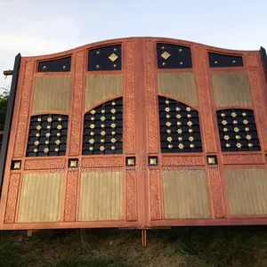 Strong Metal Gate (Brown Gold Design)