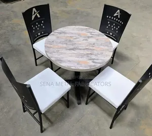 Restaurant/ Hotel Round Dining Table and Chairs.