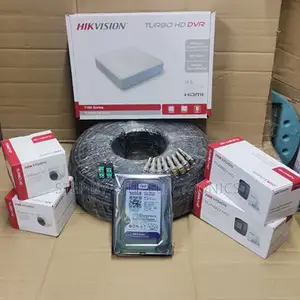 Hikvision 4 Cameras 1080p Full Hd 2mp CCTV Kit With 50m Cable
