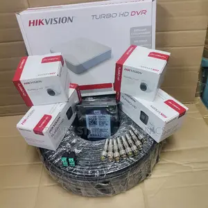 Hikvision 2mp 4 Cameras CCTV Surveillance Package + 50m Rg59 Cable