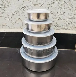 5pcs Modern Stainless Steel Fresh Box Containers