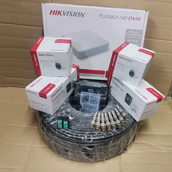 Easy Installation Hikvision 4 1080p CCTV Cameras Complete System Kit