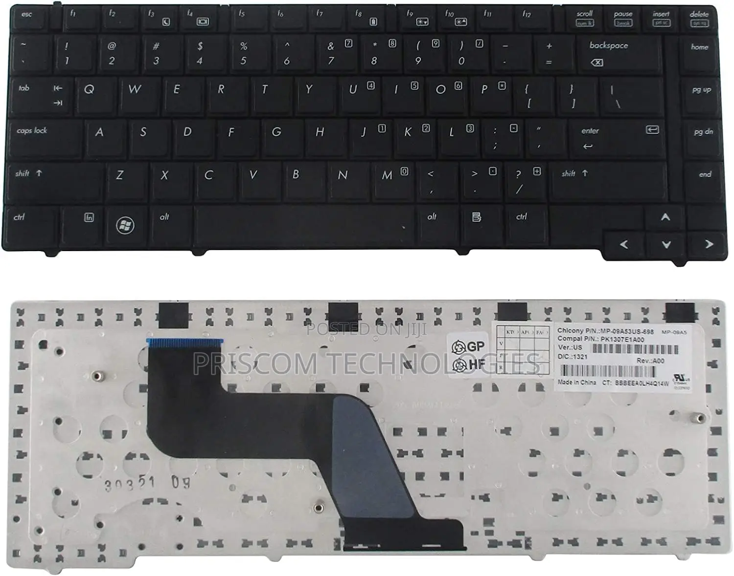 Hp Probook 6440b 6445b 6450b 6455b Laptop Keyboard