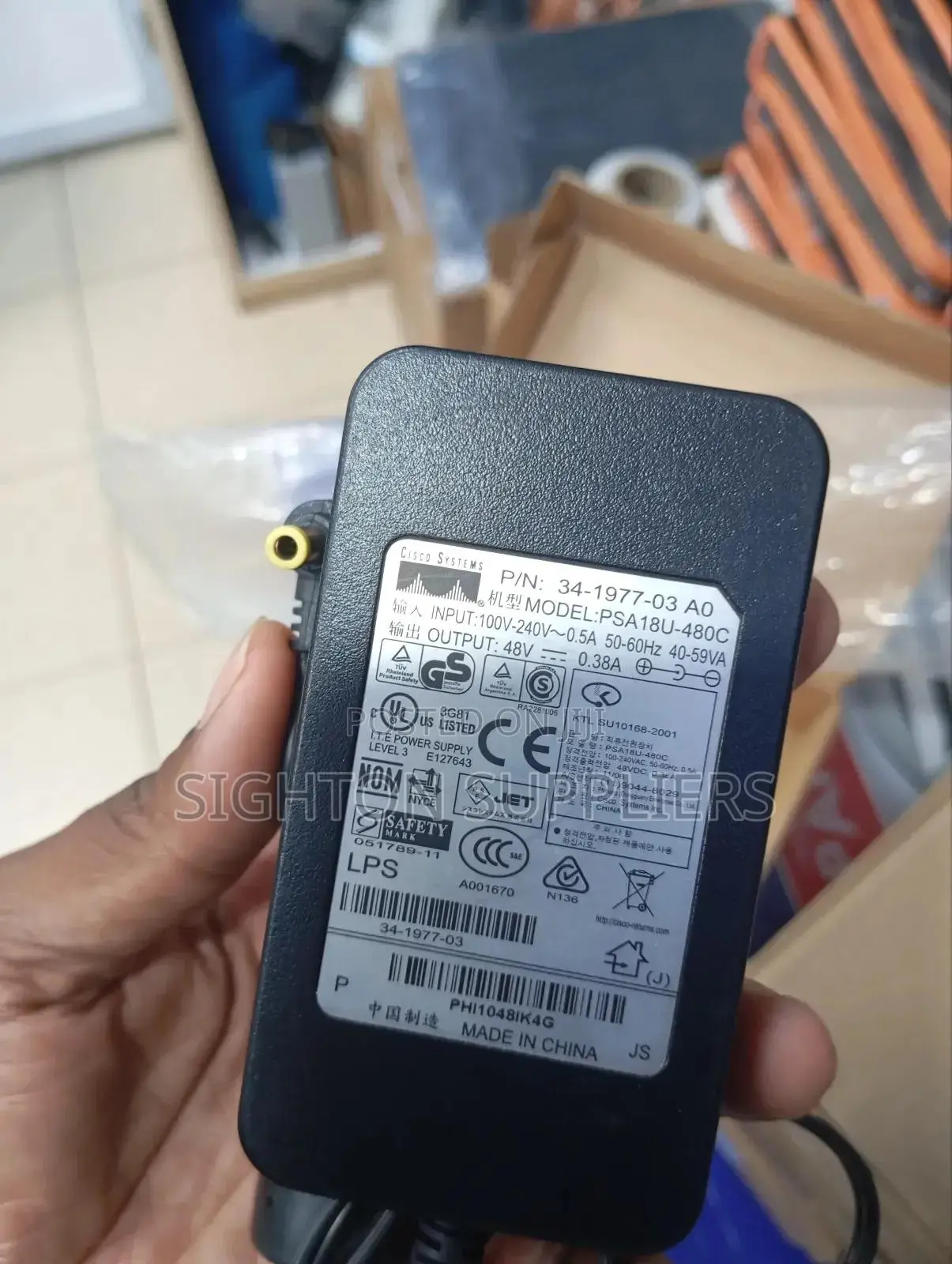 48 V By 0.38a Adapter