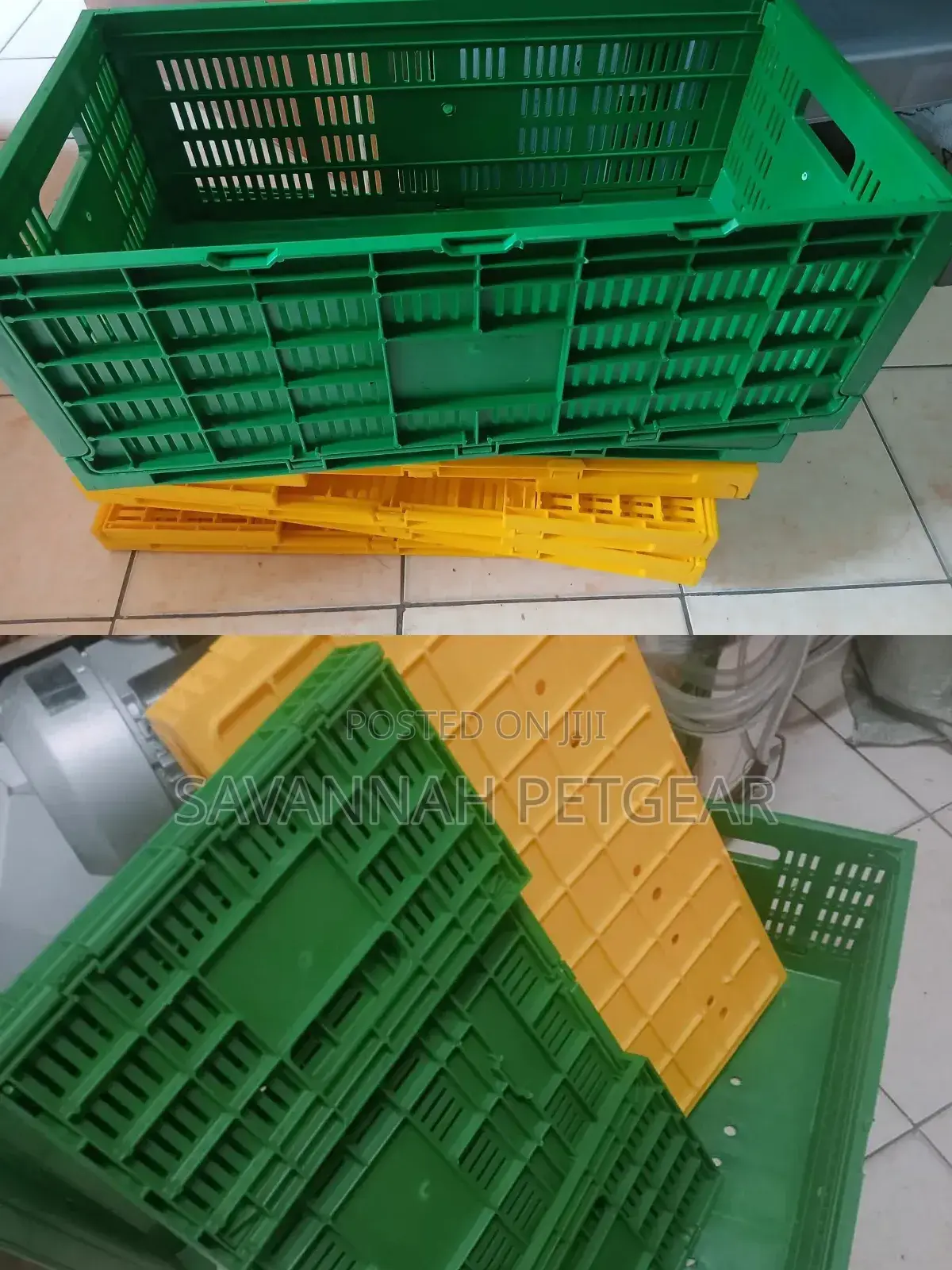 Foldable Crates for Egg Transportation and Vegetables