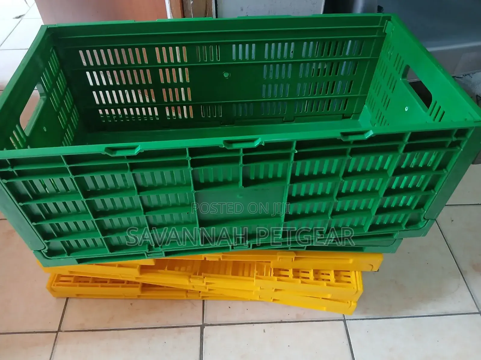Foldable Crates for Egg Transportation and Vegetables