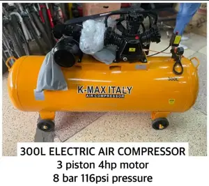 300l Kmax Italy 4hp Electric Air Compressor